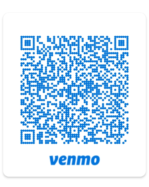 Venmo QR code for American Grunt Life Tours